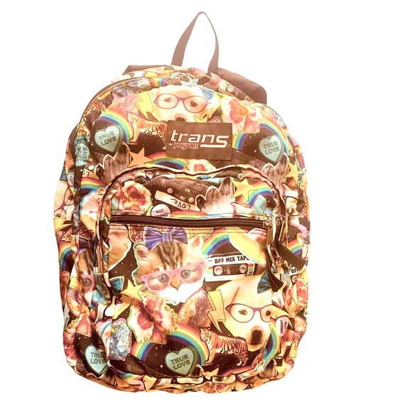 Jansport Bags Jansport Big Student Superbreak Multi Hairball Cats Dogs Backpack Poshmark